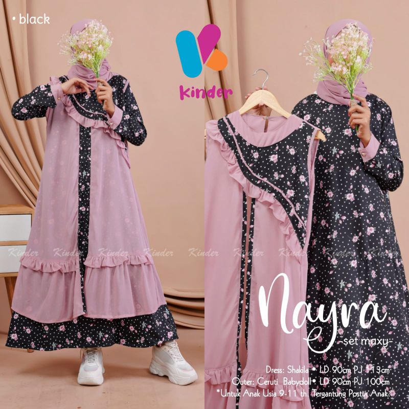 (RESTOCK)SETELAN ANAK OOTD//SYAHRA/NAYRA/ERIAN /MAHREEN SET KIDS BY KINDER