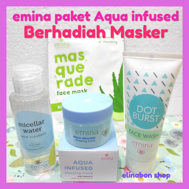 Emina Paket Aqua Infused berhadiah masker