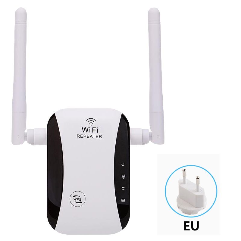 Penguat Sinyal Wifi Repeater 300Mbps Wireless Wifi Signal Booster Amplifier Wifi Reange Extender 2 Antena