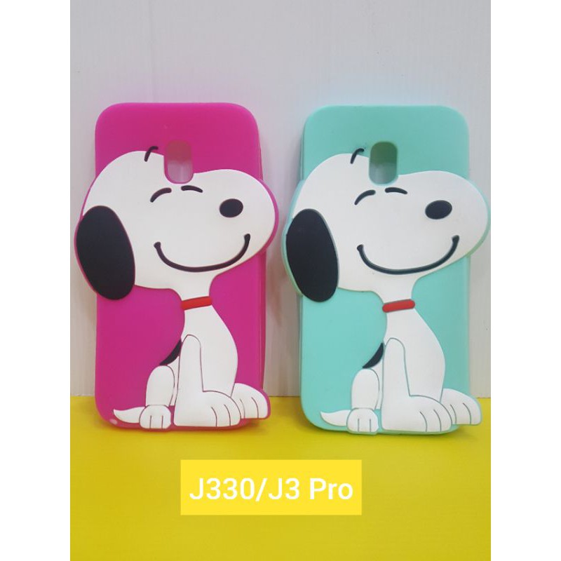 CASE SNOPPY CARAKTER 3D LUCU /Iphone 5G Samsung J330 J3pro J7pro J5primeVivo Y53