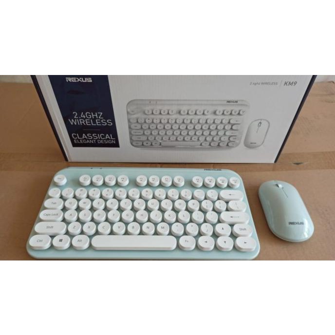 KEYBOARD +MOUSE WIRELESS REXUS COMBO KM9 KM-9