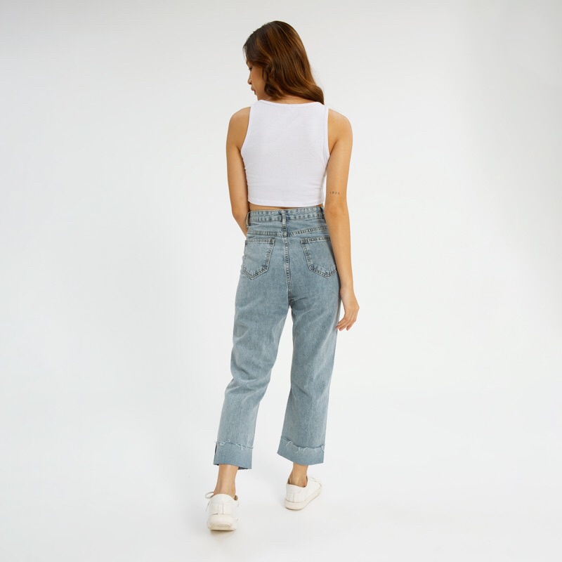 VIERLIN - Jeans 8001 - HIGH WAIST CULLOTE JEANS