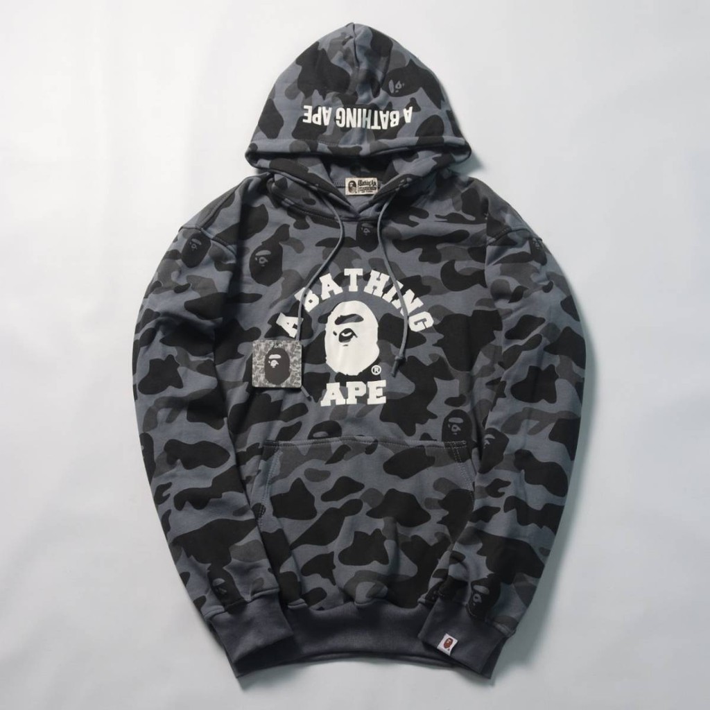 Sweater Hoodie Bape Camo Loreng Army logo A bathing Ape
