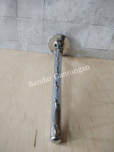 Suling Tembok Goyang 6 Paku / Gantungan Baju Suling Besi Hanger Bisa Di Putar(BH)