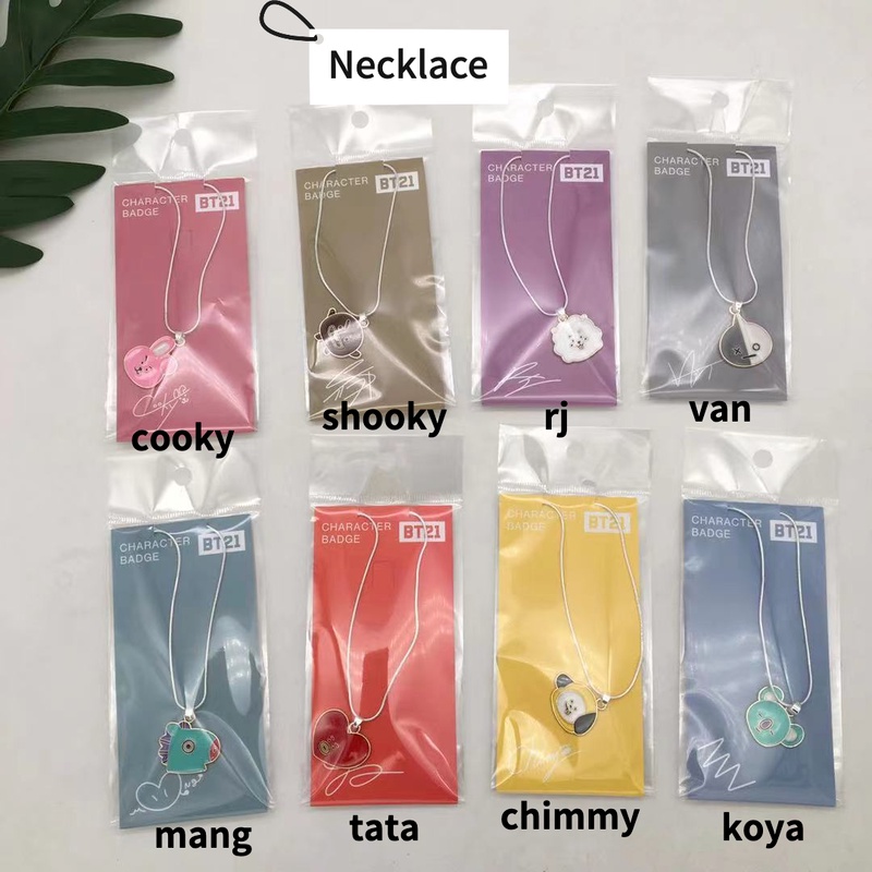 KPOP   Cartoon Bracelet Necklace Keychain Brooch Metal Charm Phone Straps