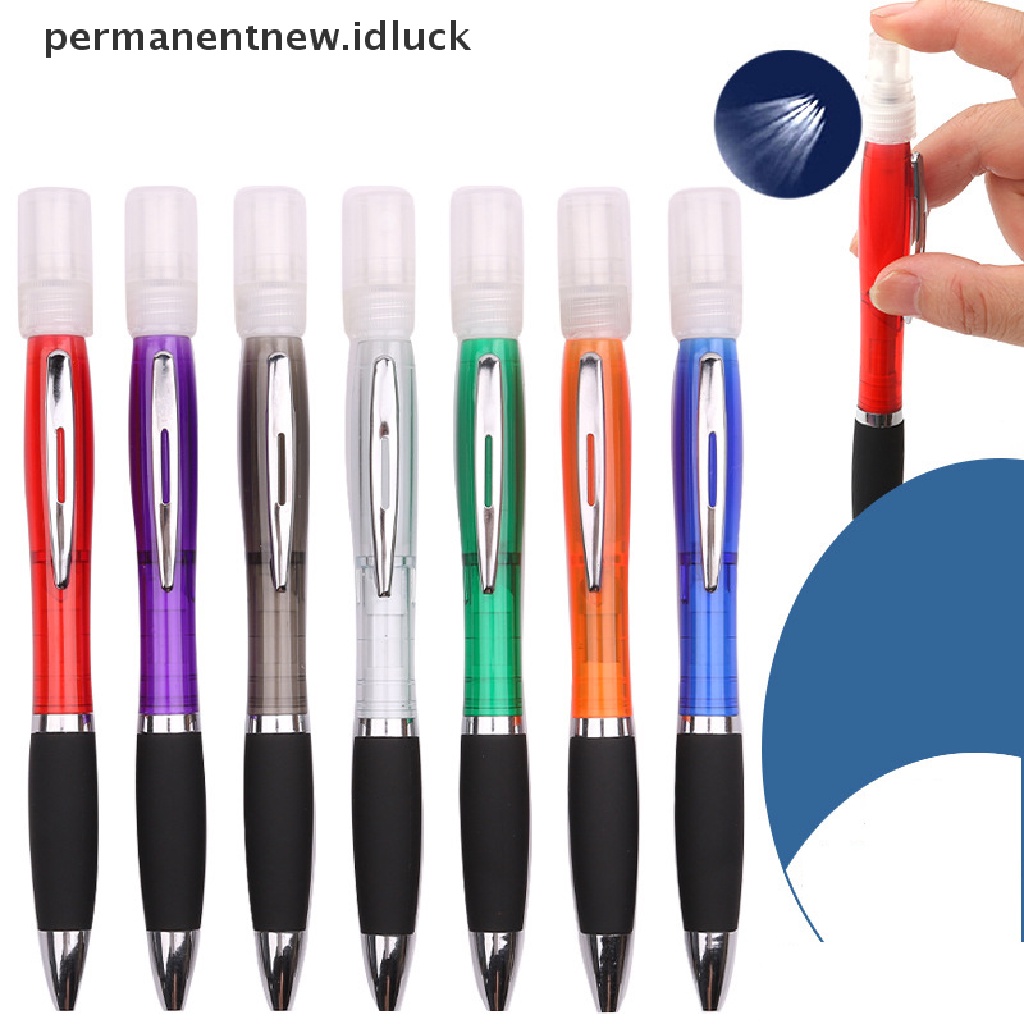 (luckypermanentnew) Pulpen Disinfektan Mini Portable Bahan Plastik Untuk Travel