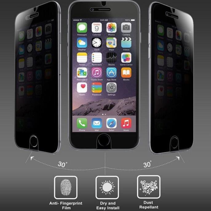 Ready Stock: Tempered Glass Anti Spy Xiaomi Redmi 3 Pro 3S 3X Privacy Screen Guard