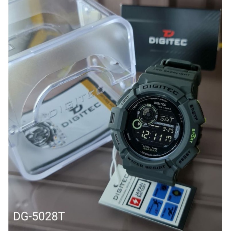 Jam Tangan Pria Digitec DG 5028 Mudmen DG 5028 Digital Rubber Original