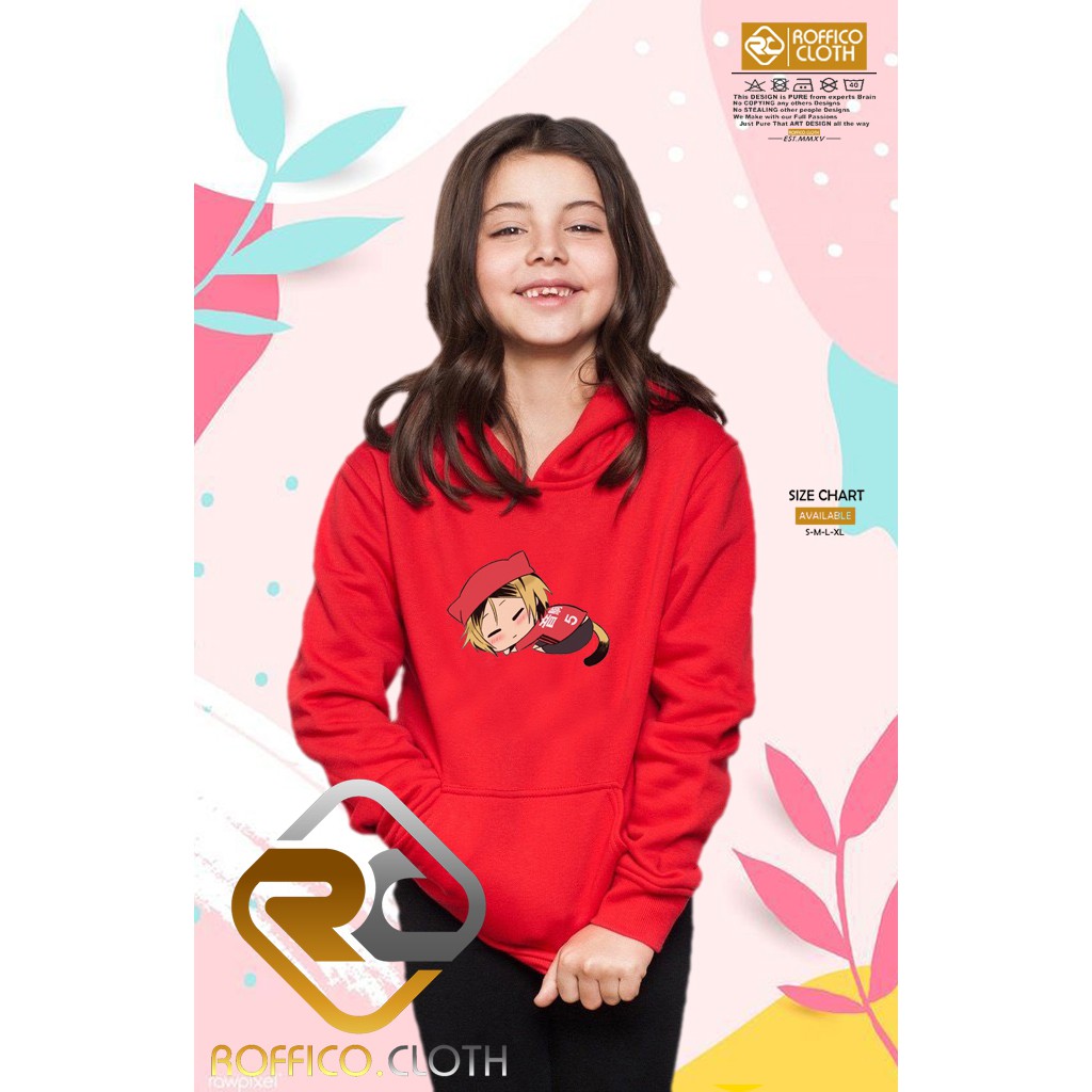 JAKET HOODIE SWEATER ANAK NEKOMA high school haikyuu Kozume Kenma Kurou - ROFFICO CLOTH