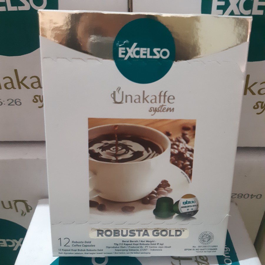 

excelso unakaffe robusta gold kapsul