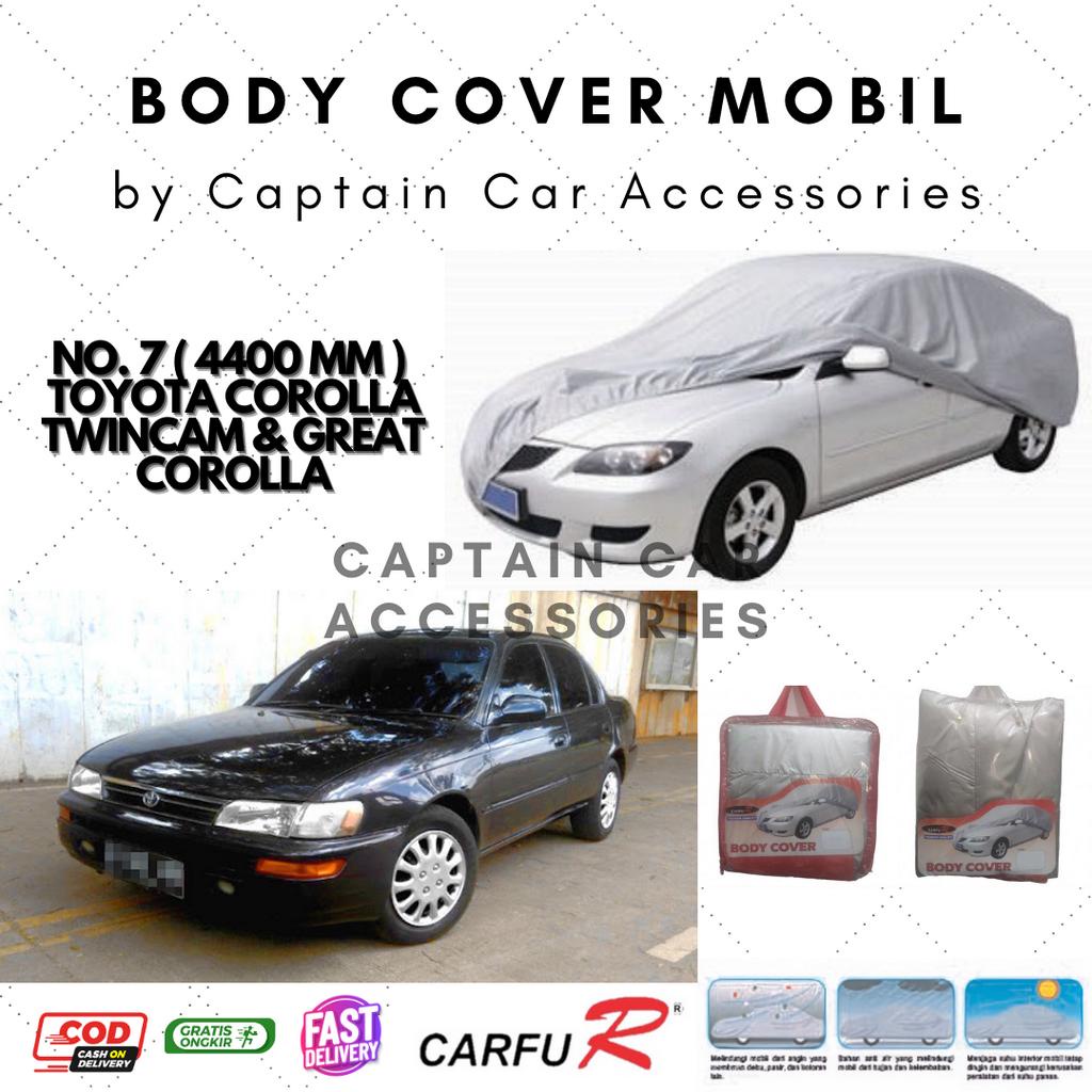 Body Cover Sarung Mobil Sedan No 7 Toyota All New Great Corolla Twincam Aksesoris Eksterior Mobil