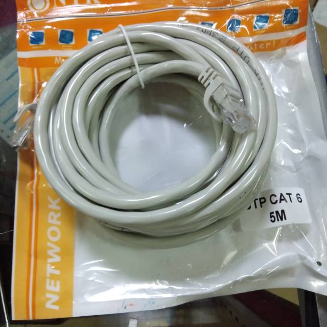 Nyk Kabel LAN 5Meter Cat6 / Kabel UTP 5Meter Cat6
