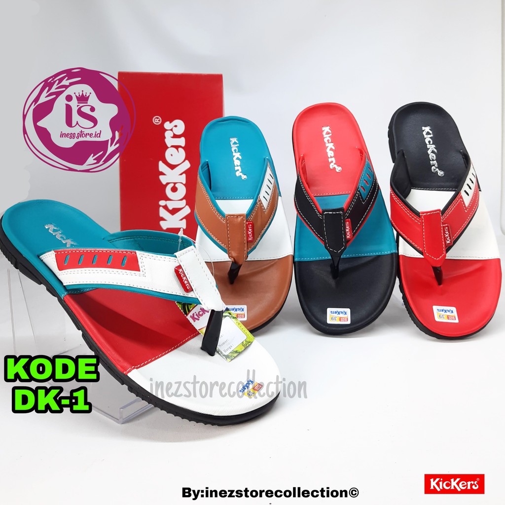 SANDAL PRIA KICKERS SANTAI TERBARU KODE DK-01 MURAH HARGA GROSIR