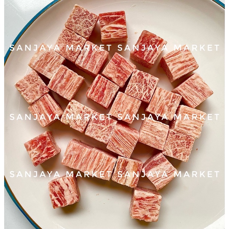 Wagyu cube saikoro 250 gram