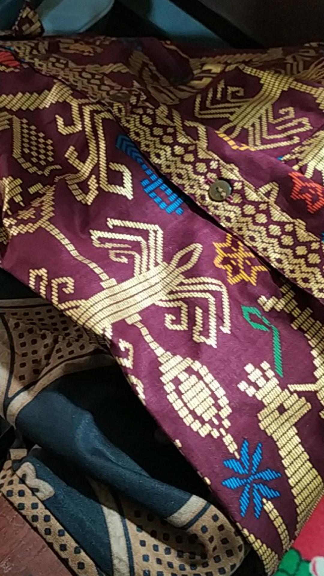 Qnunbatik Couple/sarimbit Batik Anak Dress/terusan/kemeja Mawar Kawung