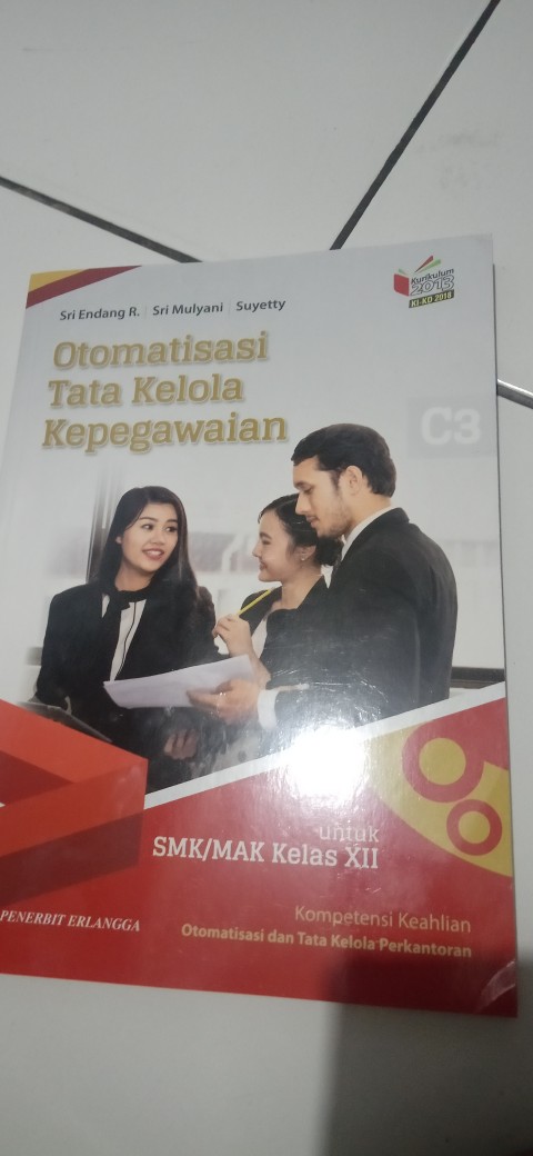 Otomatisasi Tata Kelola Kepegawaian Smk Kelas 12 Xii Edisi K13 Ki Kd Shopee Indonesia