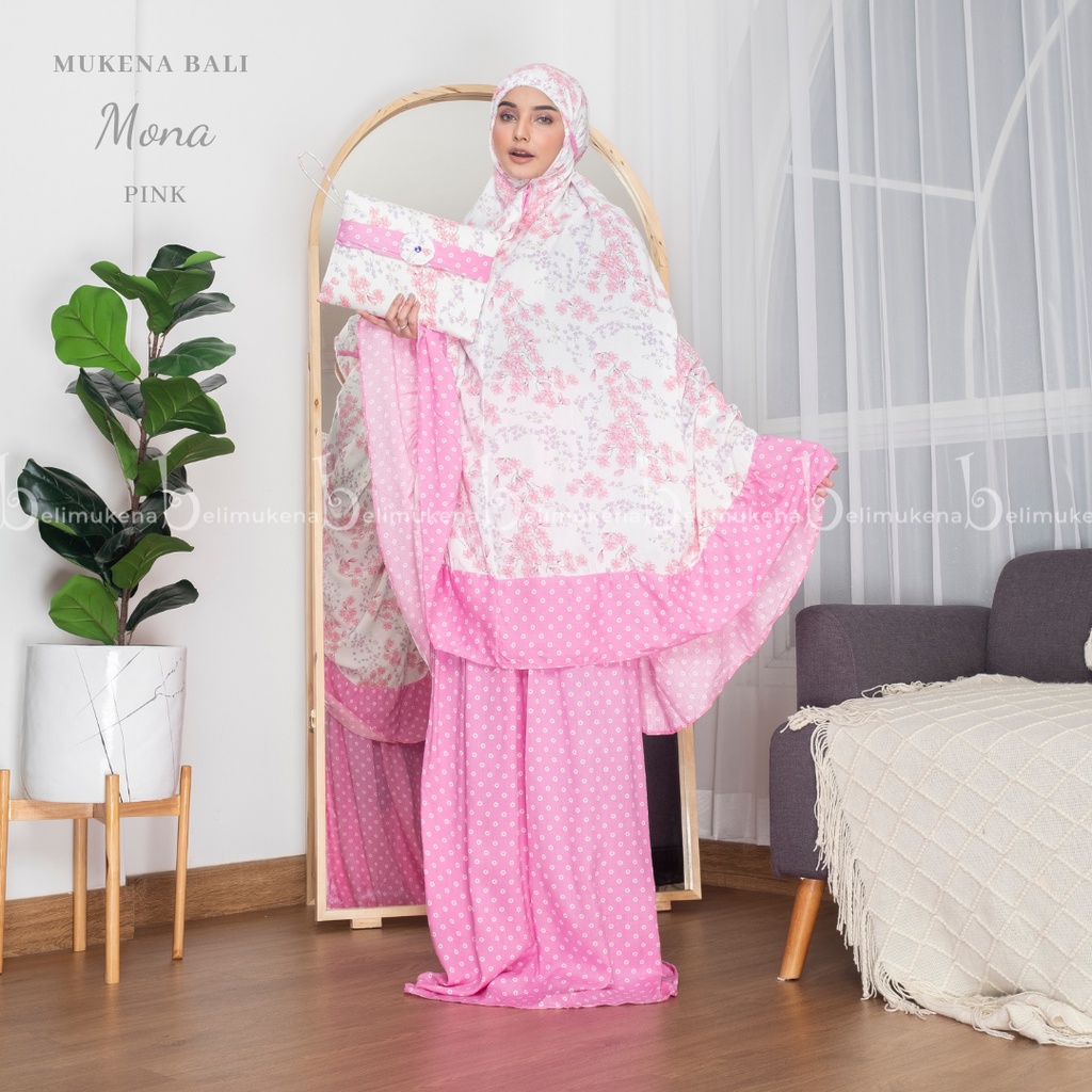 BELIMUKENA PREMIUM - Mukena Dewasa Rayon Bali Mona