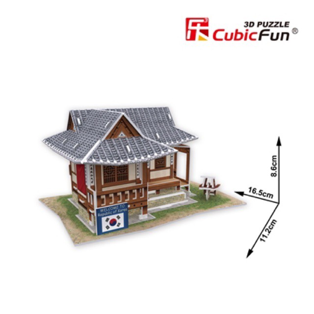 Cubicfun - Cubic Fun - 3D Puzzle World Style Korea - Kado Anak - Edukasi