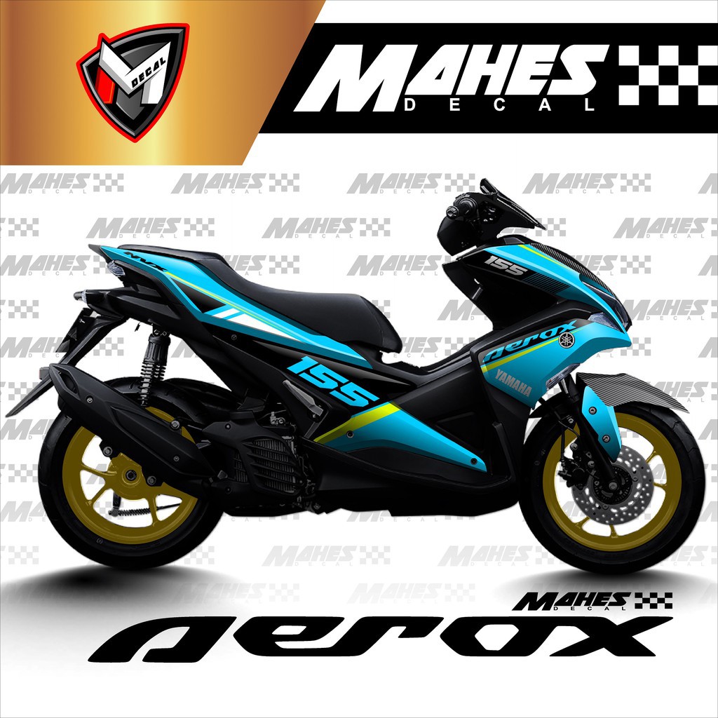 PROMO Decal Sticker Striping Aerox Fullbody Desain Liverry NVX Malaysia