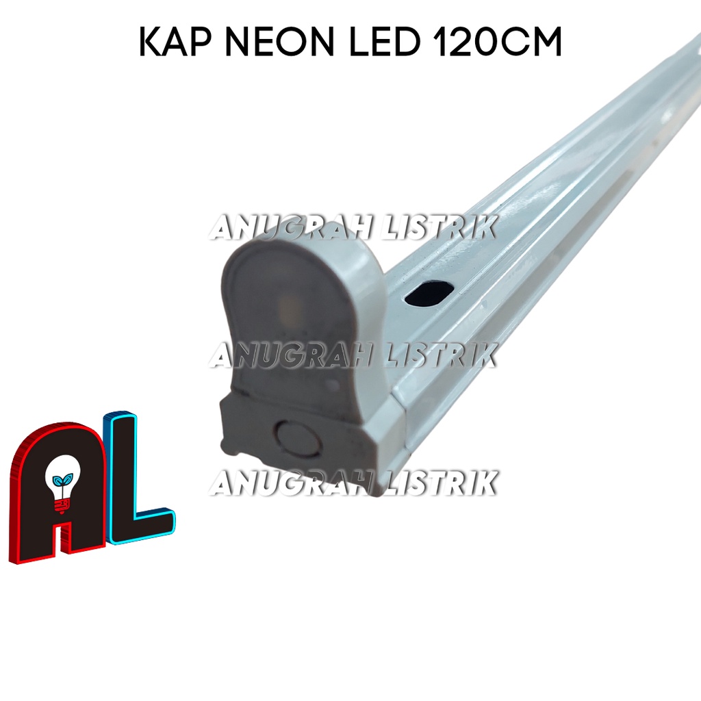 Kap Lampu TL 18Watt Rumah Neon 18W T8 Housing Tube | Panjang 120CM | Belum Lampu