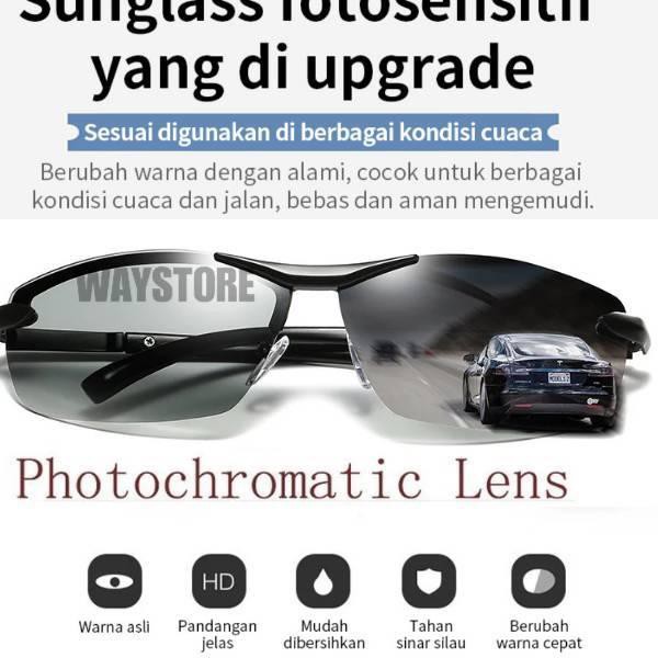 Mumpung Lagi Ada COD Bayar Ditempat Kacamata tembus pandang antisilau siang malam photochromic polar