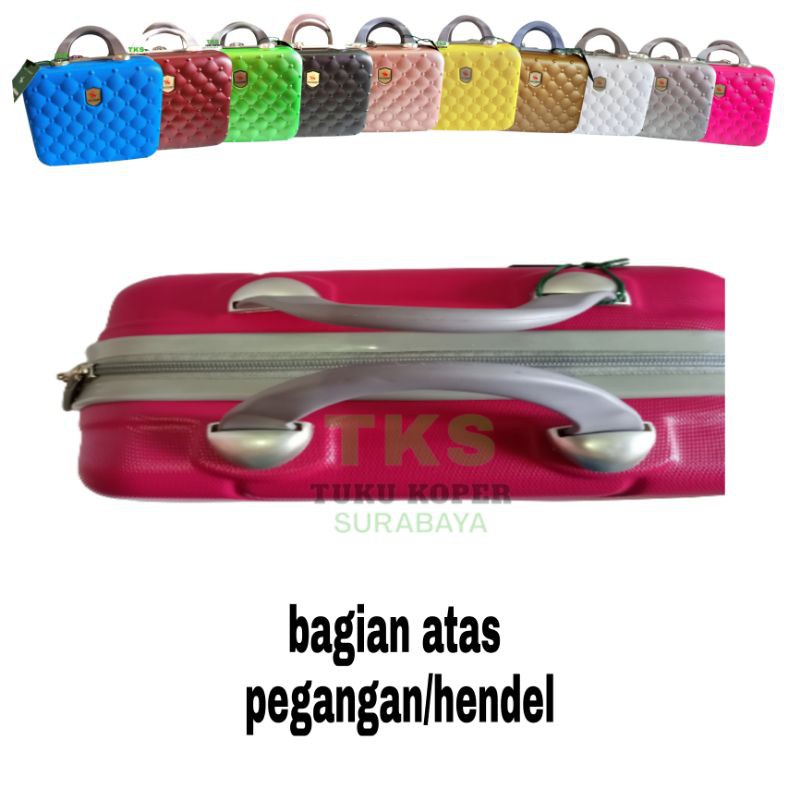 mini koper gn beauty case koper makeup size 14inch premium quality
