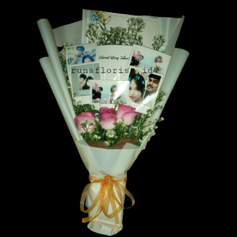 BUKET FOTO - BUKET MAWAR - BUKET ULANG TAHUN ANNIVERSARY WISUDA - BUKET HARI IBU