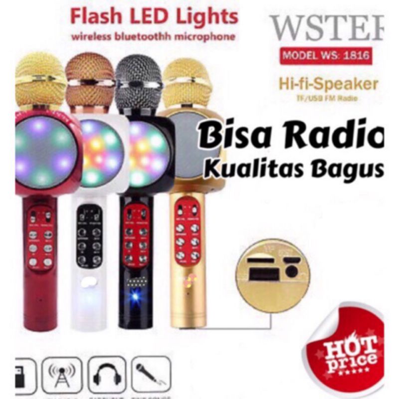 MIC WS 1816, MIC KTV, MIC kekinian,MIC Bluetooth