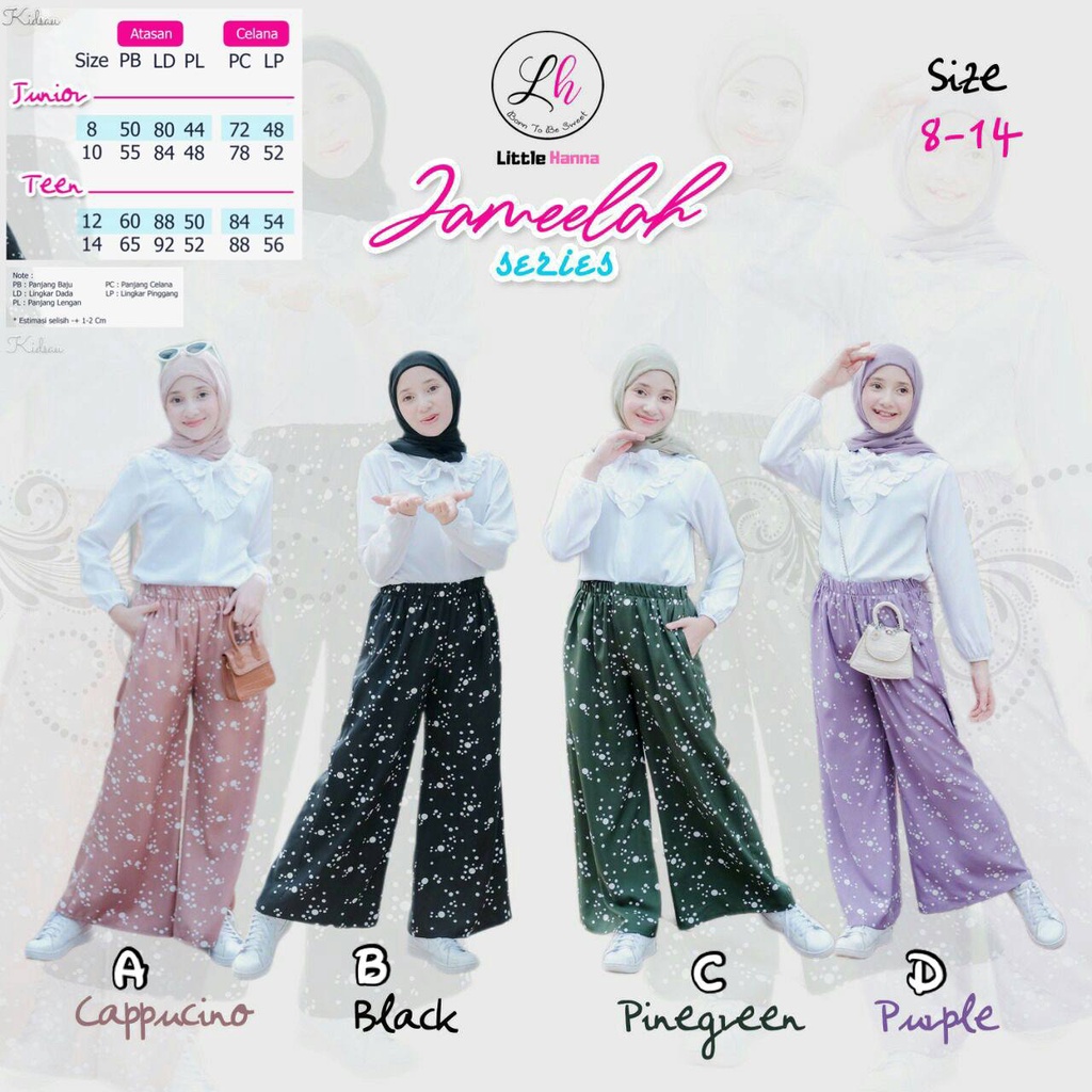 Setelan 3in1 Jameelah by Little Hanna