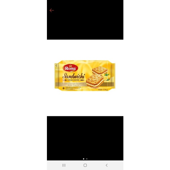 

Lemon Cream Sandwichi 120g | Roma Sandwichi | Mayora