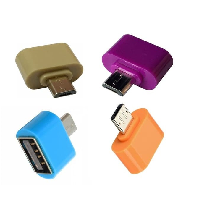 Promo OTG On The Go Micro USB Hp Warna mini conector android Baru