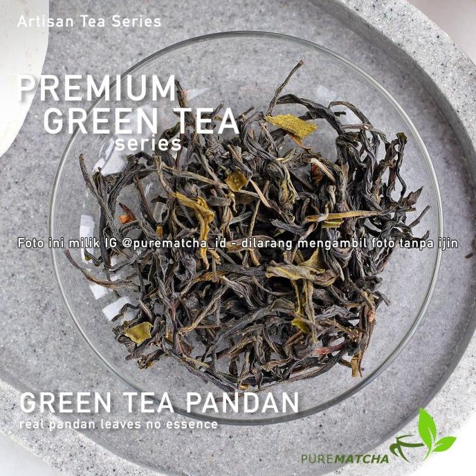 

[COD] Artisan Tea Cafe - Green Tea Pandan TBW 100g Teh Hijau wangi Pandan [COD]