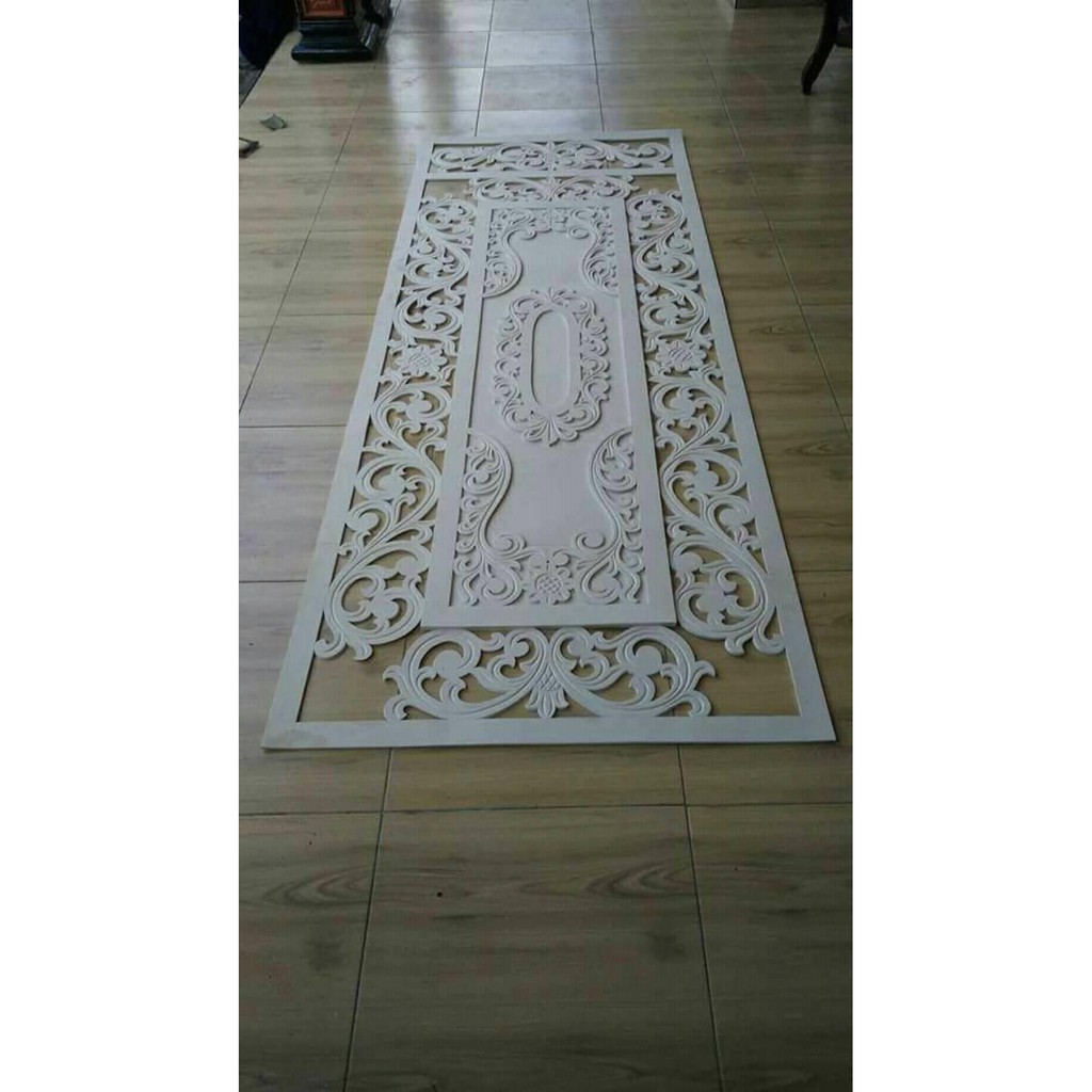 ukiran spon karet dekorasi