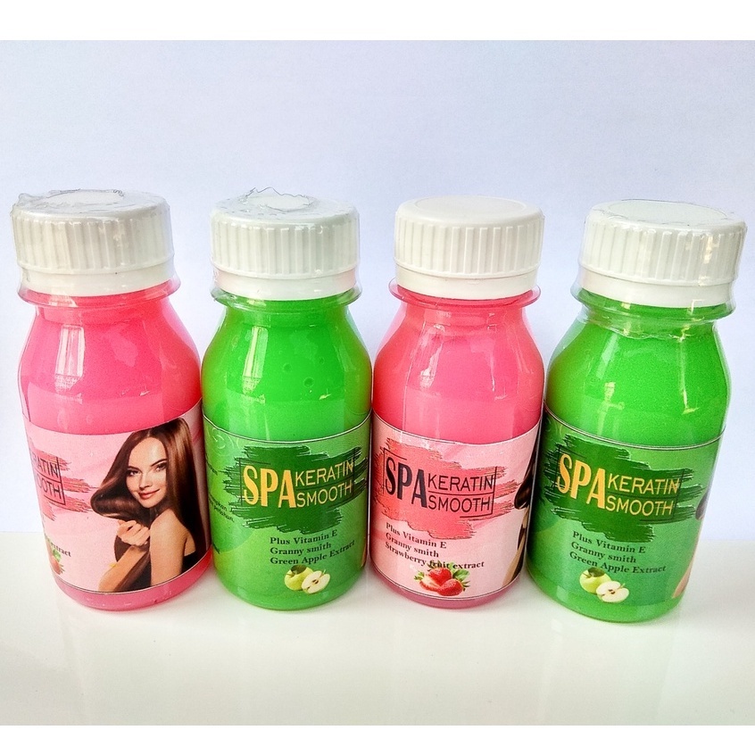 SPA KERATINE SMOOTH kemasan botol 80 gr HAIR MASK