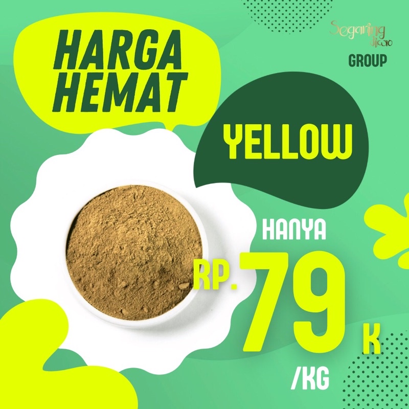 

Herbal produk Yellow kemasan 1kg