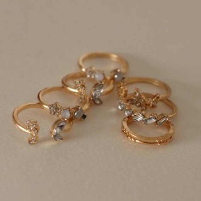 Mariposa set rings
