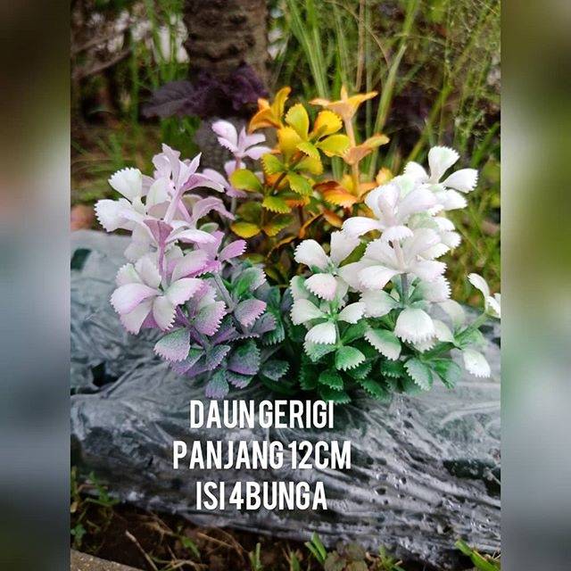 Hiasan daun gerigi topper daun kue topper hiasan kue tart