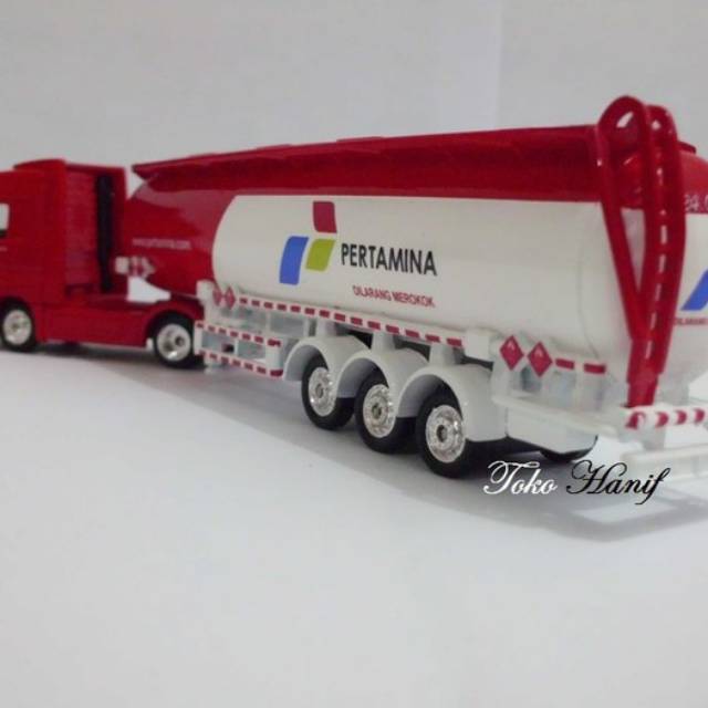 BFamz Diecast Miniatur Replika Truck Tanki Pertamina