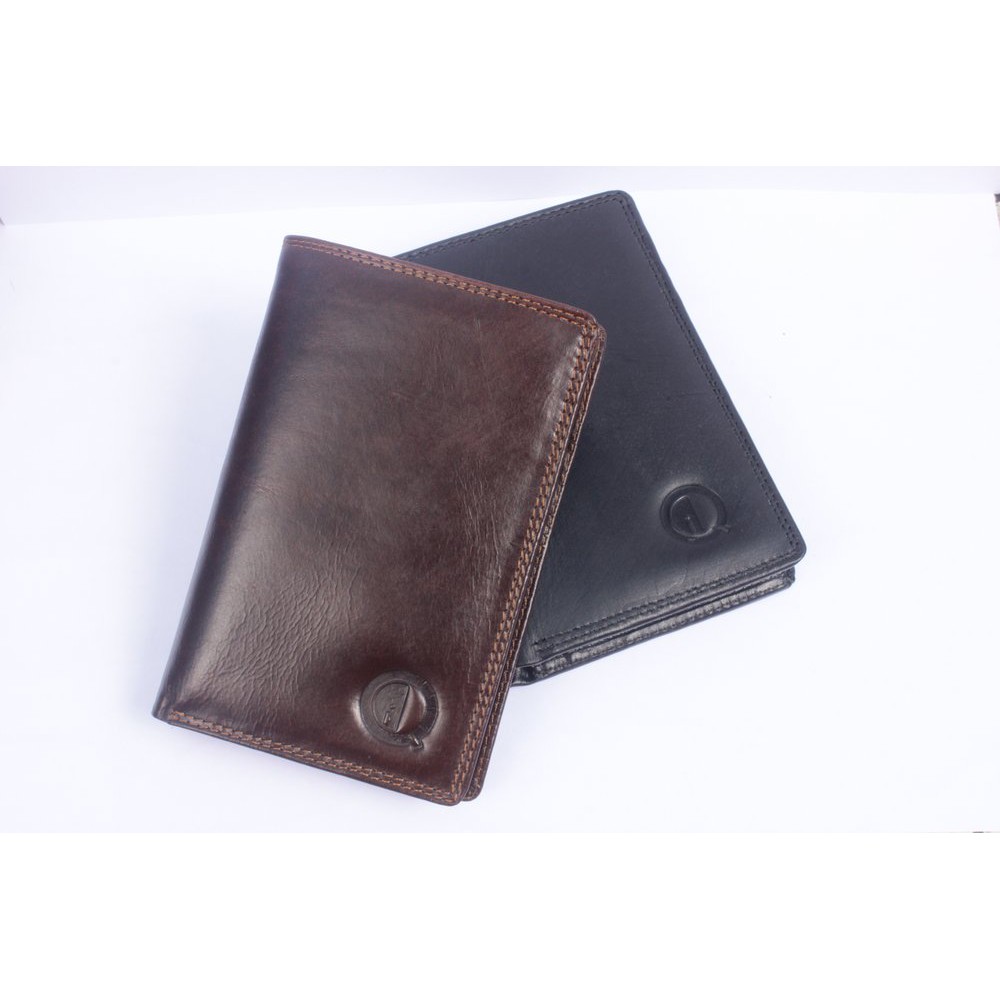 Dompet Pria Kulit Sapi Asli Qi Leather 16 slot