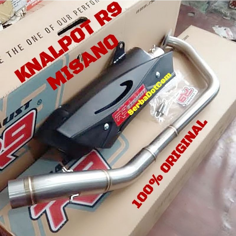 KNALPOT R9 MISANO Missano CBR 150 CBR150 K46 GSX 150 GSX150 CB 150 CB150 R15 V2 V3 OLD NEW ORIGINAL 