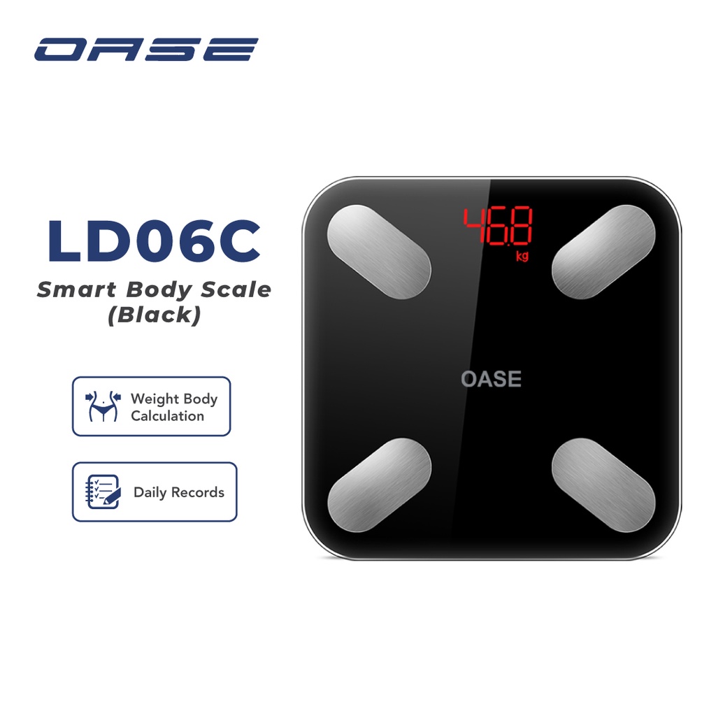 OASE Smart Body Scale LD06C - [Timbangan Badan, Garansi Resmi] - 100% ORIGINAL
