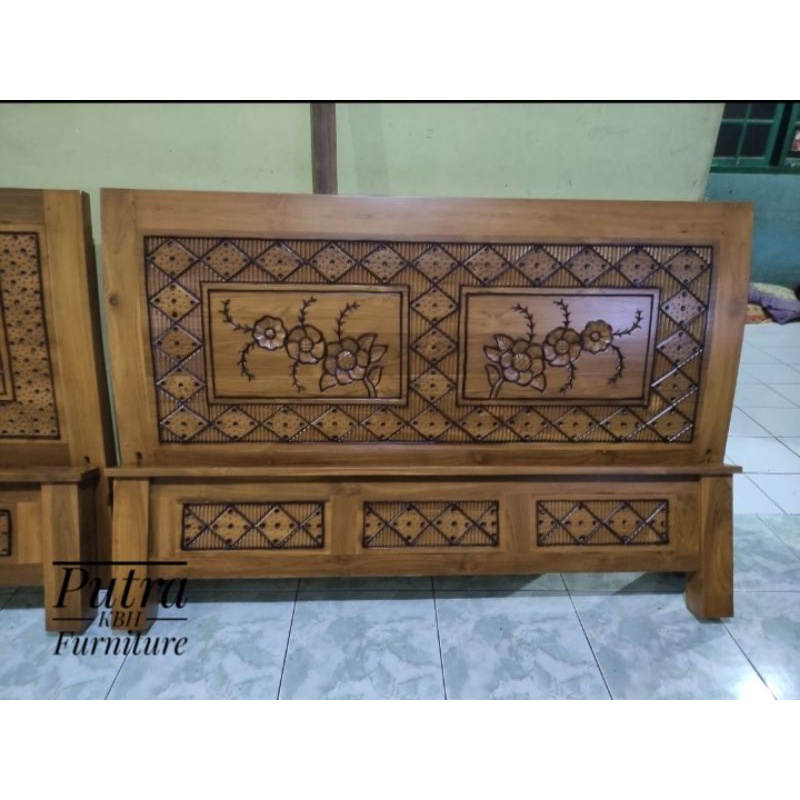 Dipan Minimalis jati / Dipan Ukir Jati / Tempat Tidur Minimalis Jati / tempat Tidur Ukir