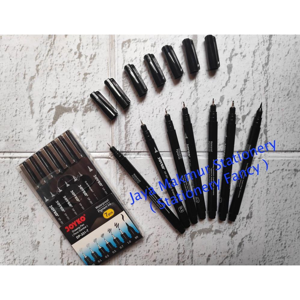 

Pen Gambar Joyko Drawing Pen Set 7pcs DP-331-7