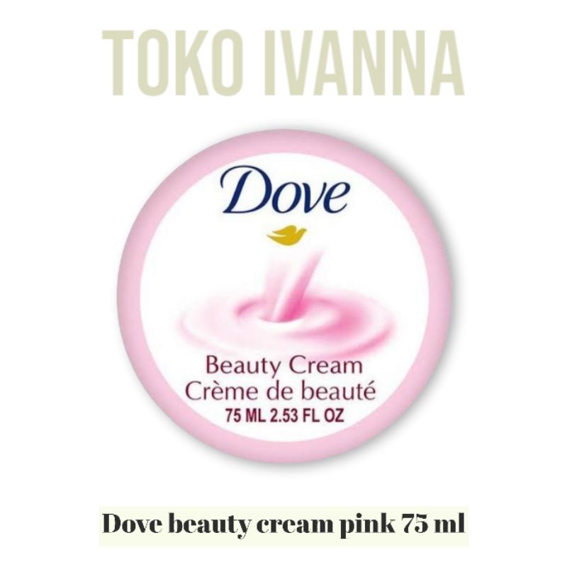 Dove Beauty Cream Lotion Pink Crème De Beauté 75mL