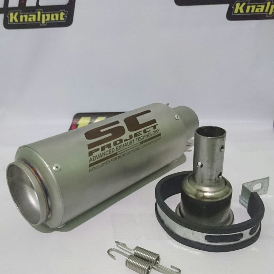 Jual Silincer knalpot Only Merk SC Project Sandblast dan slip on free DB KILLER