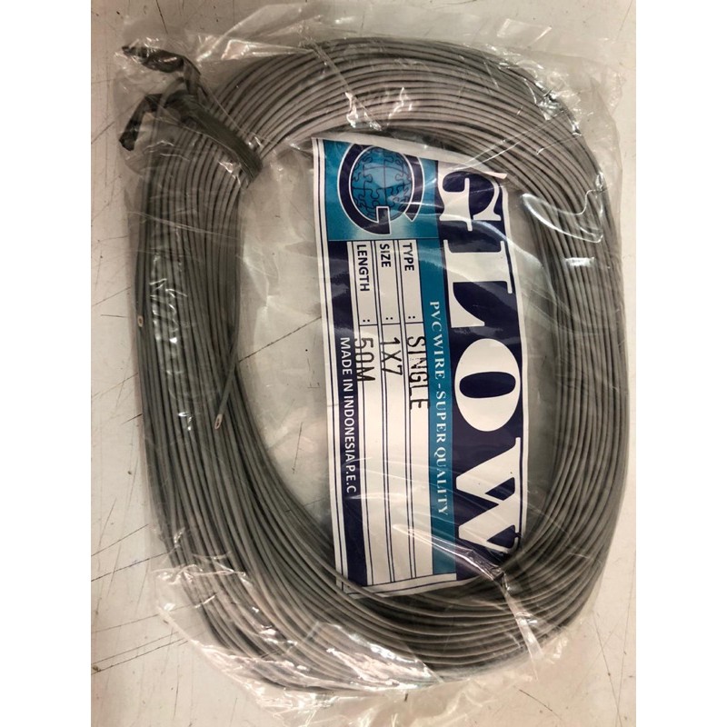 Kabel 1x7 serabut rol - cable 1 x 7 roll 50 meter full