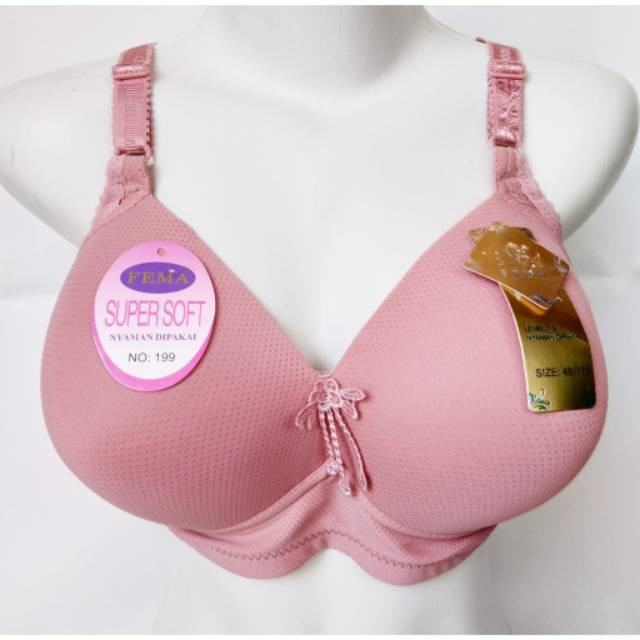 BRA JUMBO T/FEMA CUP DD POLOS BUSA TIPIS KAIT 4 SUPER SOFT FULL COVERAGE