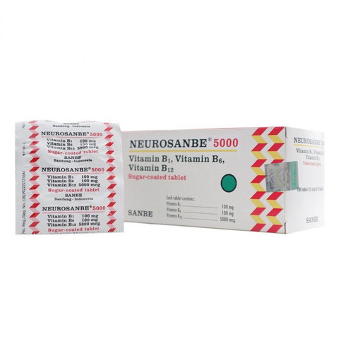 NEUROSANBE 5000 PER STRIP ISI 10 TABLET