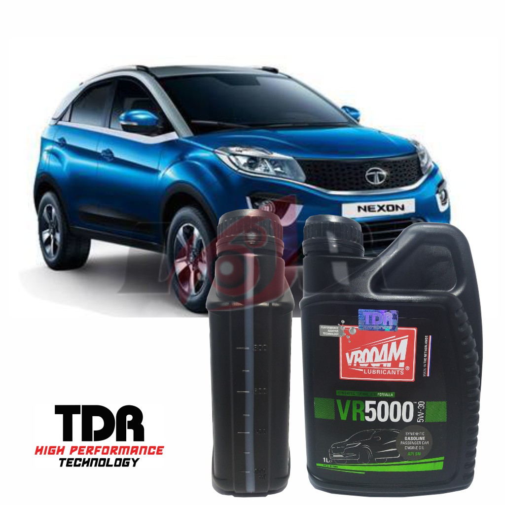 Oli Mobil Vrooam TDR VR5000 Car Engine Oil SAE 5w30 1 Liter API SN Full Synthetic