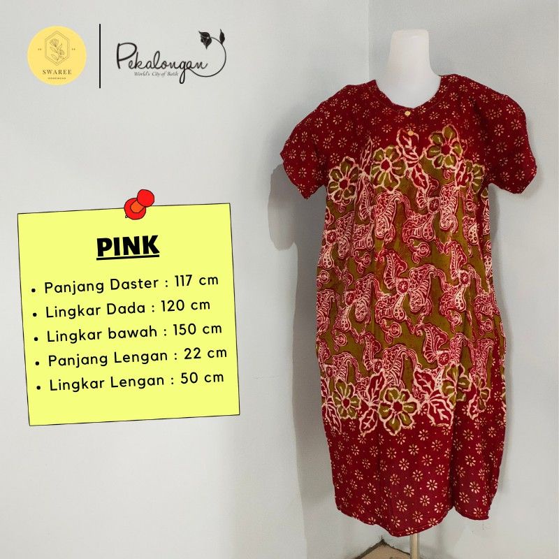 Daster Batik Jumbo Rayon Murah Busui Friendly Bisa Ecer Dan Pilih Warna